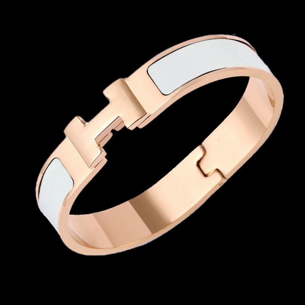 New! Clic H Bracelet Black and Silver - Picture 7 of 9